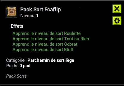 Pack Ecaflip